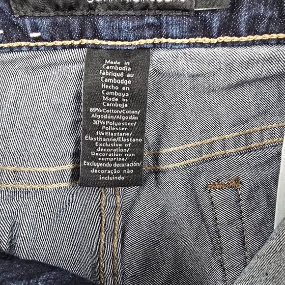 Calvin Klein Womens Bootcut Jeans Dark Wash 22W Stretch Denim Classic Fit USA - Picture 5 of 8